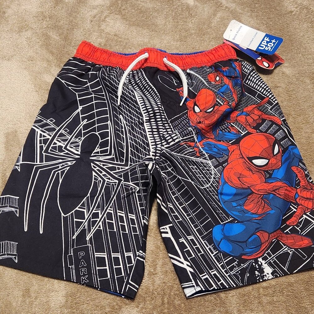 Spiderman Swim Trunks